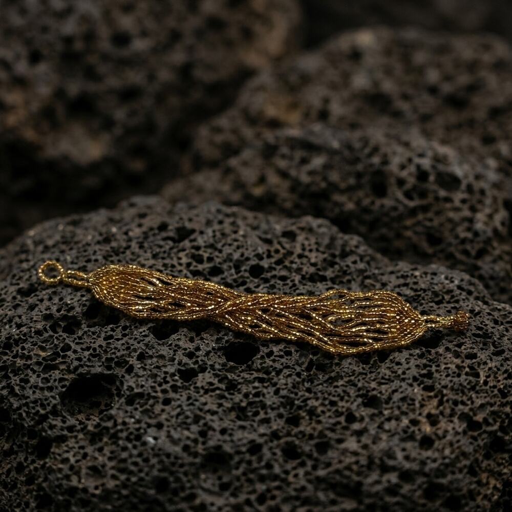 Mexican hand made bracelet  one of a kind 7.5 x 1 IN